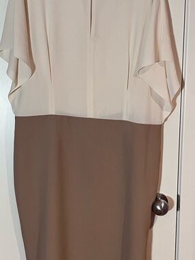 Reiss Cream Dress with Soft Bodice